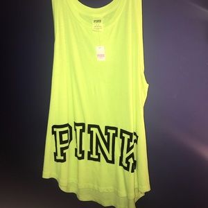 NEW PINK High/low Tanktop